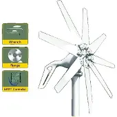 OEM Windkraftgenerator, MPPT-Controller, geräuscharmer Betrieb, 12V-a, Mit Mppt Controller-a, 1000W-c