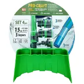 Procraft Gartenschlauch PR-3KGH1315F 15 m 1/2 Zoll UV-beständig 21 bar Maximaldruck