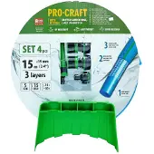 Procraft Gartenschlauch PR-3KGH1915F 15 m, 3/4 Zoll (19 mm), Betriebsdruck 5 bar