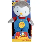 Jemini T'choupi Plüschtier, Musikalisch, 20cm, Spielt Titelsong der TV-Serie, In Vitrinenbox