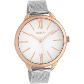 Oozoo Damen Armbanduhr silber Analog Timepieces Edelstahlarmband D2UOC10133