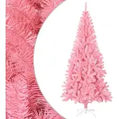 Syfax Künstlicher Weihnachtsbaum mit Ständer Rosa 210 cm PVC
