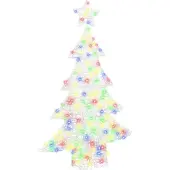 Syfax Weihnachtsbaum 100 LEDs Mehrfarbig 120 cm Acryl