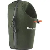 RockBros Fahrradlenker Tasche mit Flaschenhalter Getränkehalter ca.1,5L Dunkelgrün
