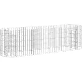 Syfax Gabionen-Hochbeet Verzinktes Eisen 190x50x50 cm