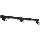 Zuma Line LED-Deckenleuchte 3x GU10 2x LED 800 lm 3000K schwarz MANNARI S230757205
