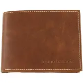 Bruno Banani Leder Geldbörse Buffalo Wallet Cognac hellbraun