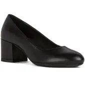 Geox - Damen Pumps "D Eleana A", Nappaleder FS11010 (37 EU) (Schwarz)