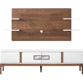 Xl Moebel Gmbh Wohnzimmer Set Wohnwand 2tlg. Exklusive Sideboard und TV-Wandpaneel