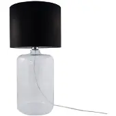 Zumaline Tischlampe AMARSA TRANSPARENT 5507BK, Zuma-Serie