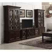 AEA TV-Ständer 2x Vitrine Moderne Wohnwand Wohnzimmer Set Modern 3tlg