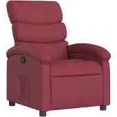 Syfax Relaxsessel Weinrot Stoff