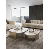 AEA Couchtisch Design Italien Möbel Tisch Wohnzimmer Tische Moderne Möbel Edelstahl