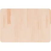 Syfax Waschtischplatte 60x40x1,5 cm Massivholz Unbehandelt