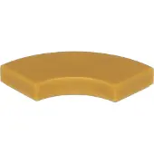 LEGO 2x2 Fliesen Rundecke 27925 - 250 Stück Pearl Gold