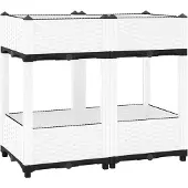 Syfax Hochbeet 80x40x71 cm Polypropylen