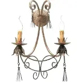 AEA Wandleuchte Lüster Wandlampe Wandleuchten Wand Lampen Beige Luxus Neu