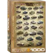 Empireposter 1000 Teile Puzzle Panzer des zweiten Weltkriegs