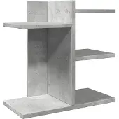 Syfax Schreibtisch-Organizer Betongrau 42x21,5x42 cm Holzwerkstoff