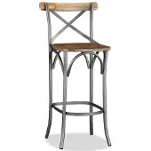 Syfax Barhocker Mango Massivholz