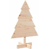 Syfax Weihnachtsbaum Holz zum Schmücken 70 cm Massivholz