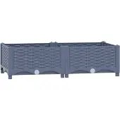 Syfax Hochbeet 80x40x23 cm Polypropylen