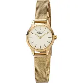 Regent Damen Uhr F-1166 Metall Quarz Armband-Uhr Metallarmband gold D2URF1166