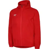 Umbro - "Total Training" Jacke, wasserfest für Kinder UO2350 (128) (Zinnoberrot/Schwarz)