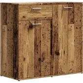 Syfax Sideboard Altholz-Optik 80x36x75 cm Holzwerkstoff