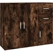 Syfax Sideboard Räuchereiche 91x29,5x75 cm Holzwerkstoff