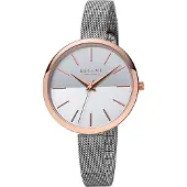 Regent Damen Uhr F-1170 Metall Quarz Armband-Uhr Metallarmband silber D2URF1170