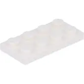 LEGO 100 Stück 3020 Platten Plates 2x4 Part Basic 100 Weiß