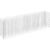 Syfax Gabionen-Hochbeet Verzinkter Stahl 180×30×60 cm