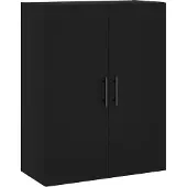 Syfax Wandschrank Schwarz 69,5x34x90 cm
