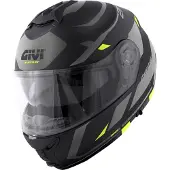 Givi Modular Helm X21 EVO Number Mattschwarz Titangelb größe M
