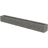 Syfax Gabionen-Hochbeet Verzinkter Stahl 450×50×50 cm