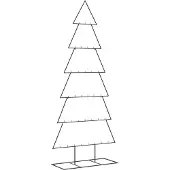 Syfax Metall-Weihnachtsbaum für Dekorationen Schwarz 180 cm