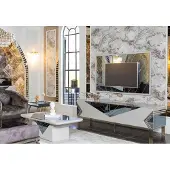 Xl Moebel Gmbh Moderne Weiße Wohnwand Garnitur Designer TV-Sideboard Luxus TV-Rahmen
