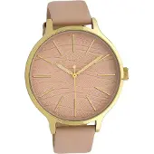 Oozoo Damen Armbanduhr rosa Analog Timepieces Lederarmband D2UOC10121