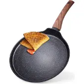 Artemis Granitpfanne für Pfannkuchen, Omeletts, niedrig, flach, 26 cm