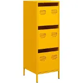 Syfax Highboard Senfgelb 39x35x103,5 cm Stahl