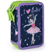 Oxybag Karton P+P Federmäppchen 3 P. leer Ballet 9-53923