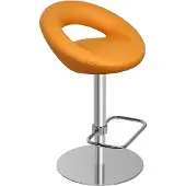 AEA Barhocker Barstuhl Orange Textil Design Barstühle Bar Hocker Stühle Neu