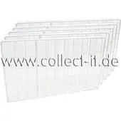 Sonstiges 5 Sortierkästen 40-fach transparent