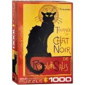 Empireposter Steinlen - Chat Noir Der schwarze Kater Art Deco 1000 Teile Puzzle Format 68x48