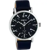 Oozoo Damen Armbanduhr schwarz Analog Timepieces Lederarmband D2UOC10414