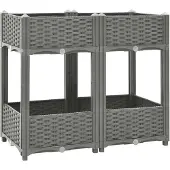 Syfax Hochbeet 80x40x71 cm Polypropylen