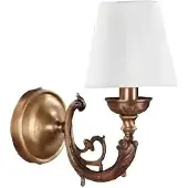 AEA Wandlampe Wandleuchten Art Wandleuchte Lüster Wand Lampen Weiß Gold