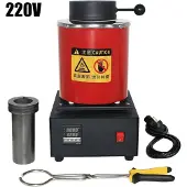 OEM Goldschmelzofen, Dualspannungsbetrieb, präzise Temperaturregelung, 2kg Rot 220V