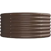 Syfax Hochbeet Verzinkter Stahl 512x80x36 cm Braun